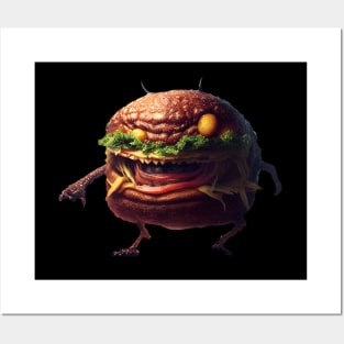 Hamburger Nightmare Posters and Art